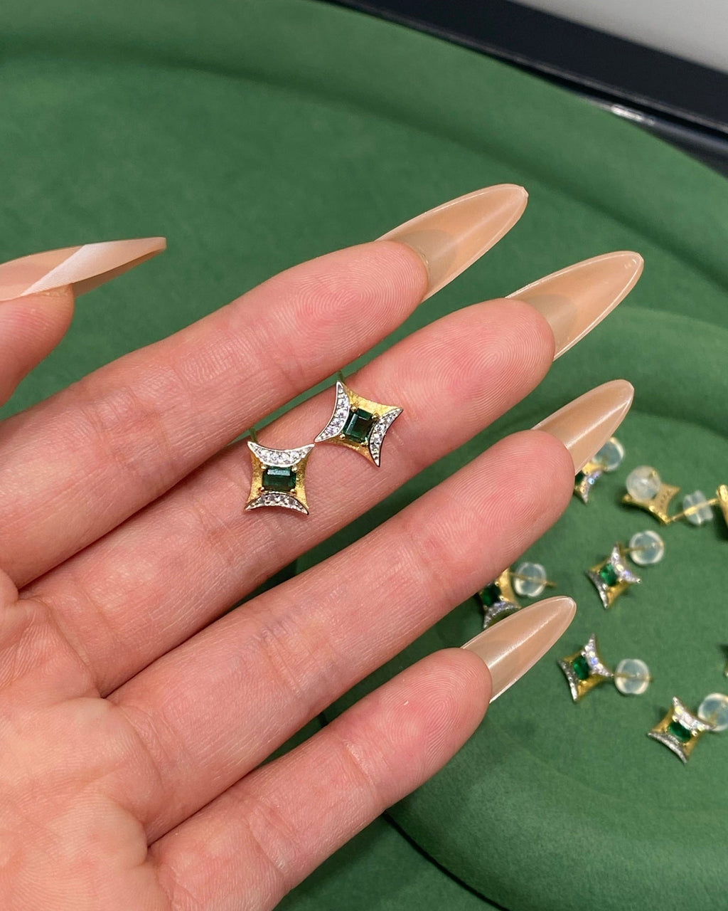 「Clash of Edge & Grace」 Earrings