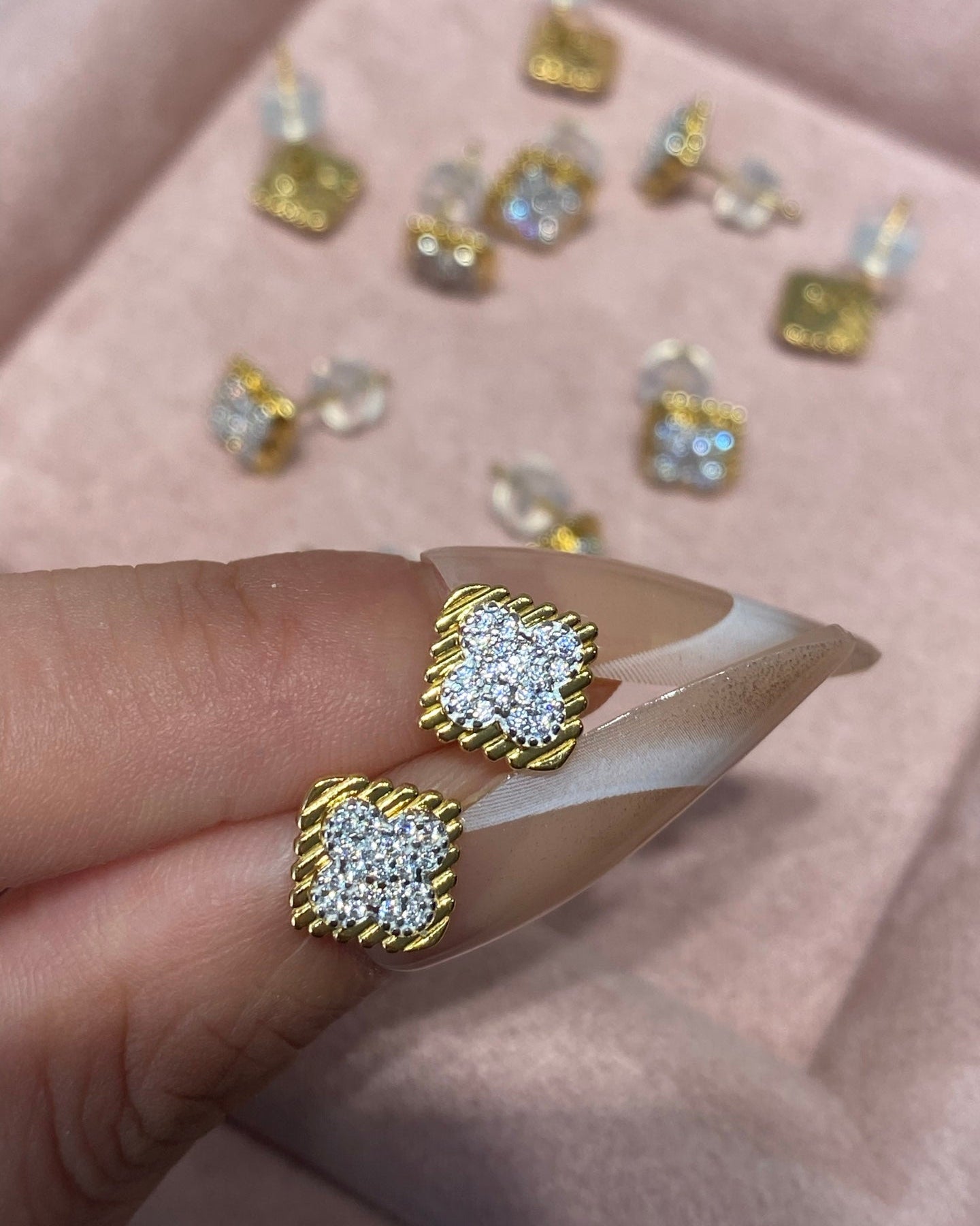 「Starlight in Bloom」 Earrings
