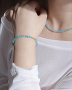 Natural Apatite Jewelry Set