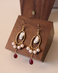 【Sparrow Isle】Ruby & Baroque Pearl Set
