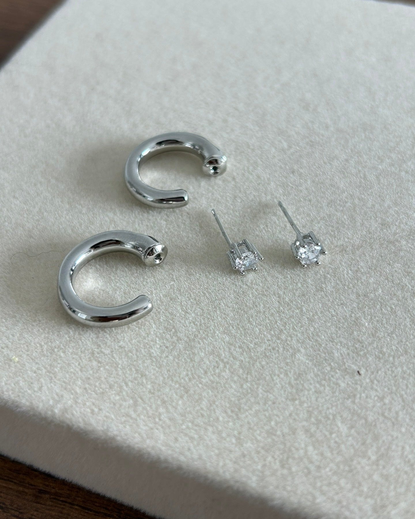 Versatile Half-Hoop Earrings