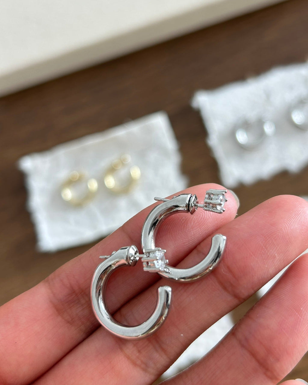 Versatile Half-Hoop Earrings