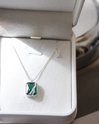 Nano Green Crystal Necklace