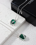 Nano Green Crystal Necklace