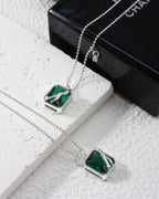 Nano Green Crystal Necklace