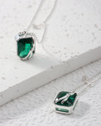 Nano Green Crystal Necklace
