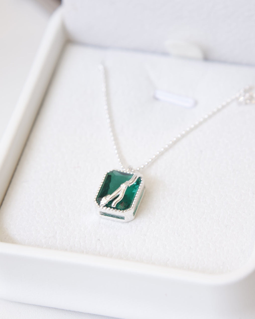 Nano Green Crystal Necklace