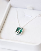 Nano Green Crystal Necklace