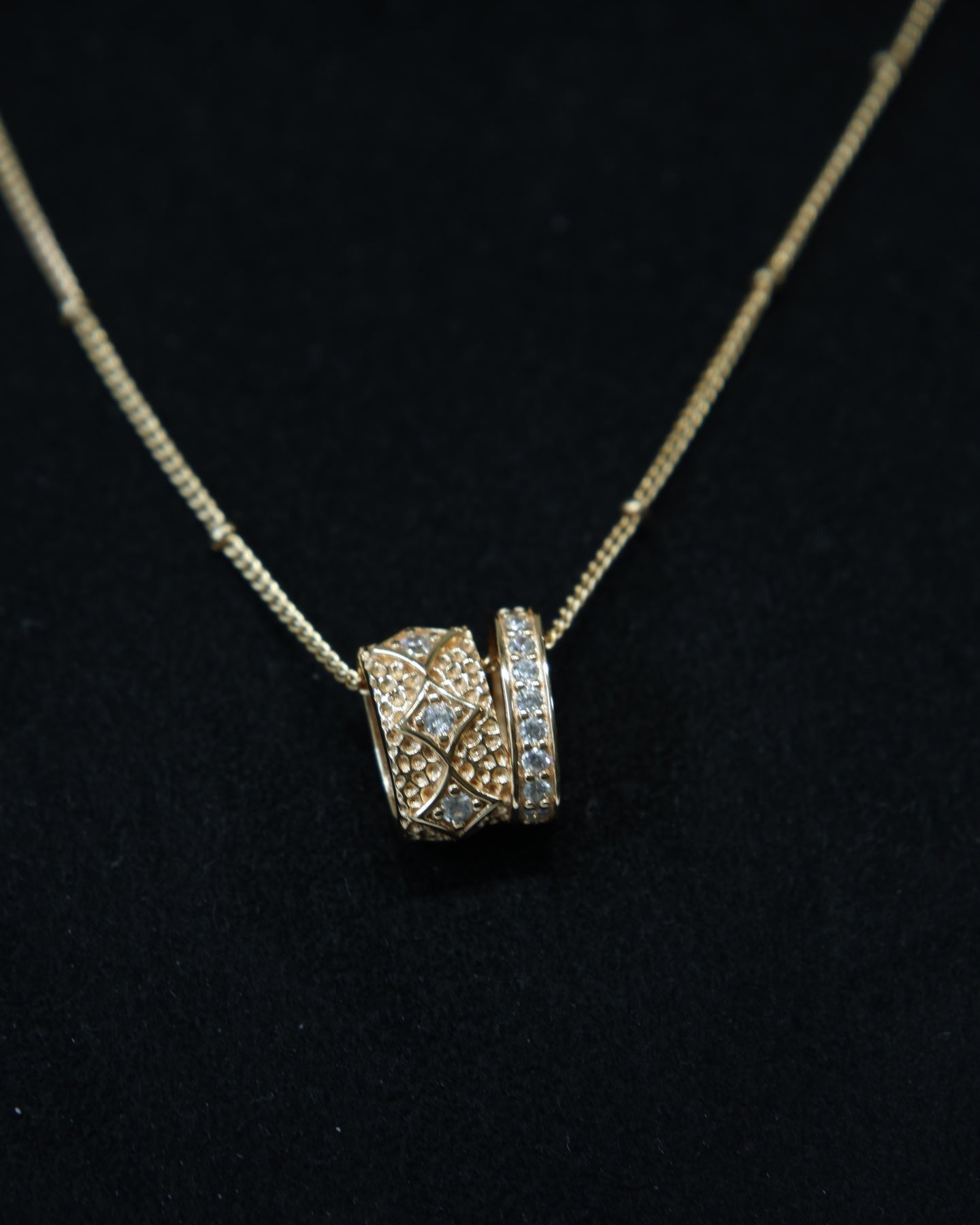 【Textured Starscape 】Pendant Necklace