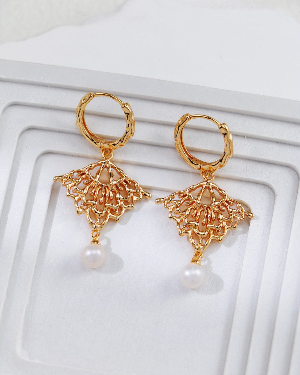 S925 Sterling Silver Fashion Pearl Earrings