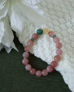 【Vermilion & Jade・Gourd of Blessings】 Bracelet