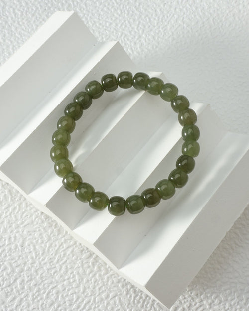 Hetian Jade "Clear Water" Traditional Bracelet