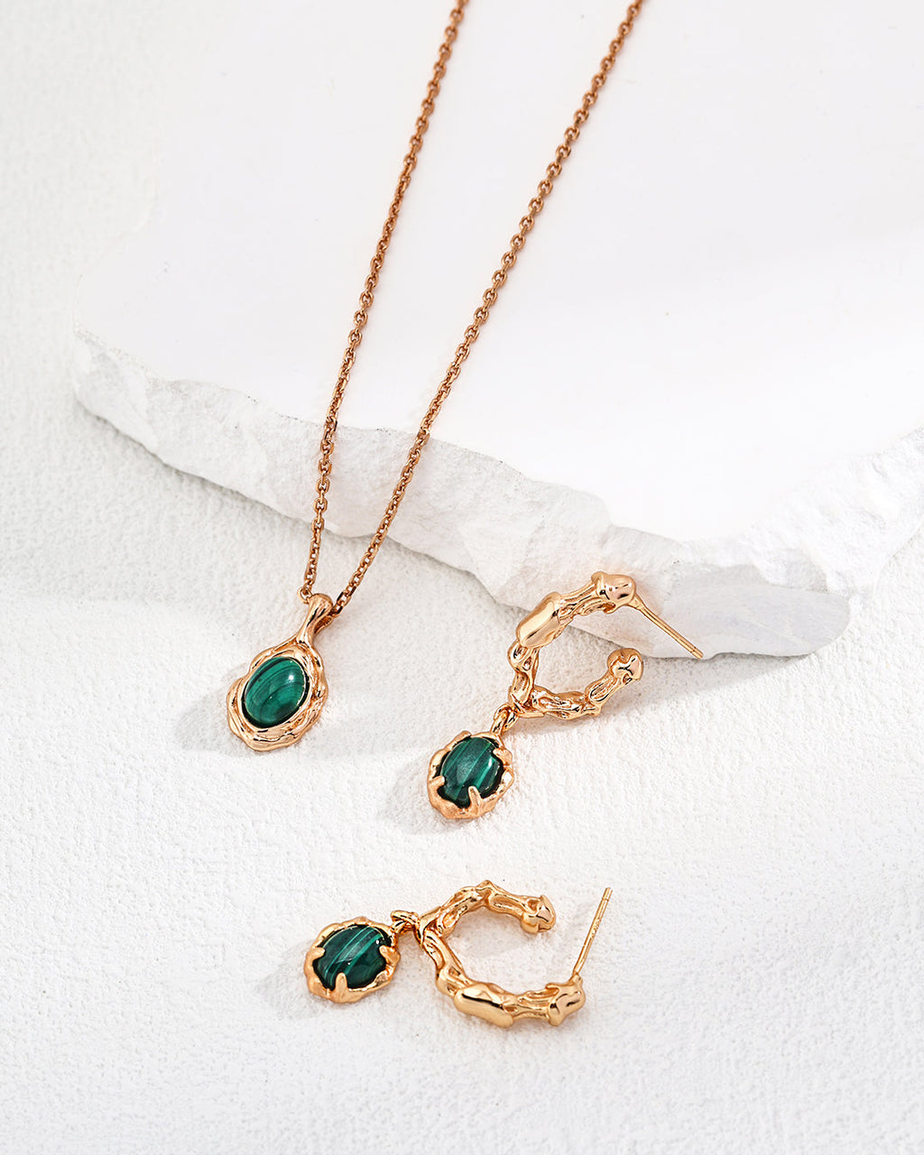 Sterling Silver Tiger's Eye/Malachite Series