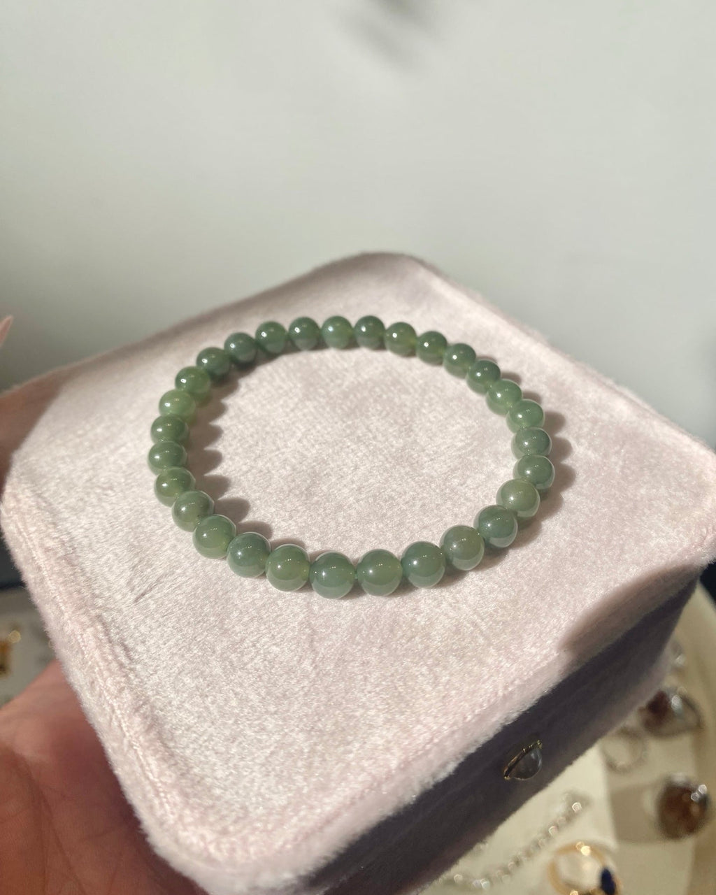 Hetian Jade "Celadon-Yellow" Bracelet