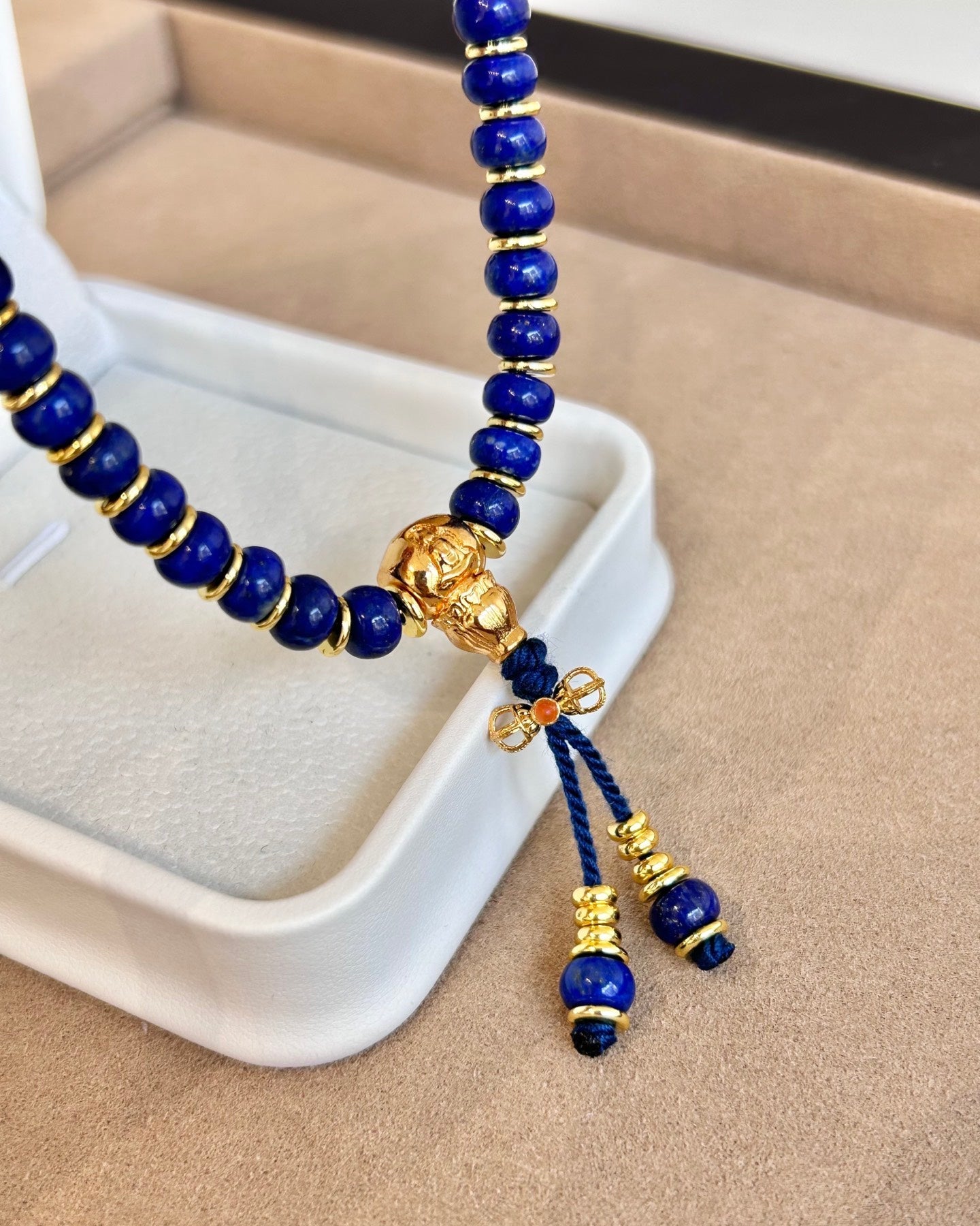 【Lapis Lazuli · A Moment of Bodhi】 Mala Bracelet