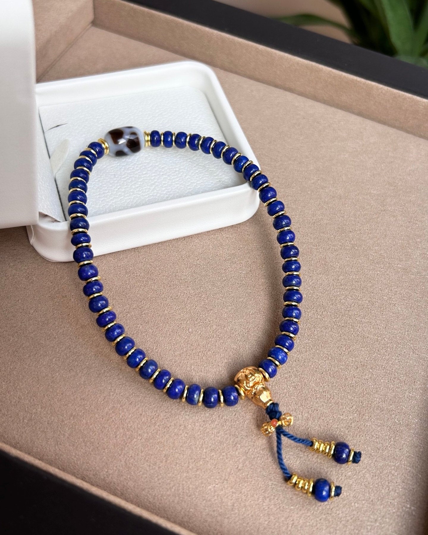 【Lapis Lazuli · A Moment of Bodhi】 Mala Bracelet