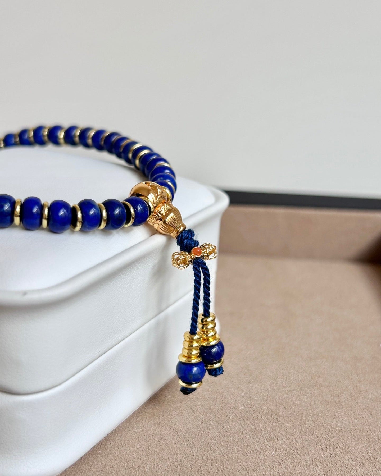 【Lapis Lazuli · A Moment of Bodhi】 Mala Bracelet