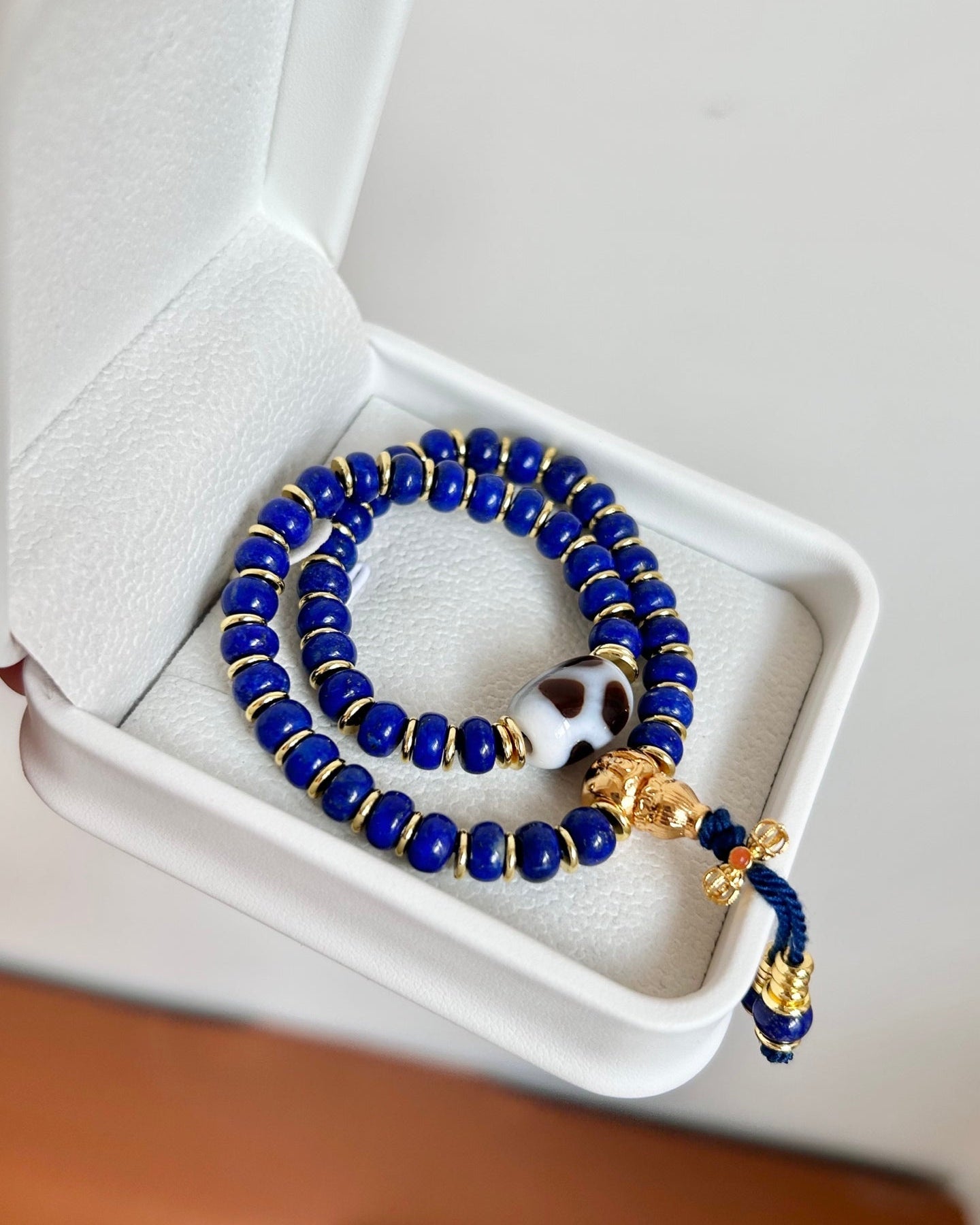 【Lapis Lazuli · A Moment of Bodhi】 Mala Bracelet