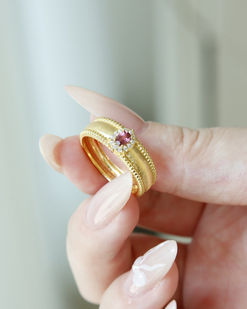 【Violet Haze & Gilded Dawn】Ring