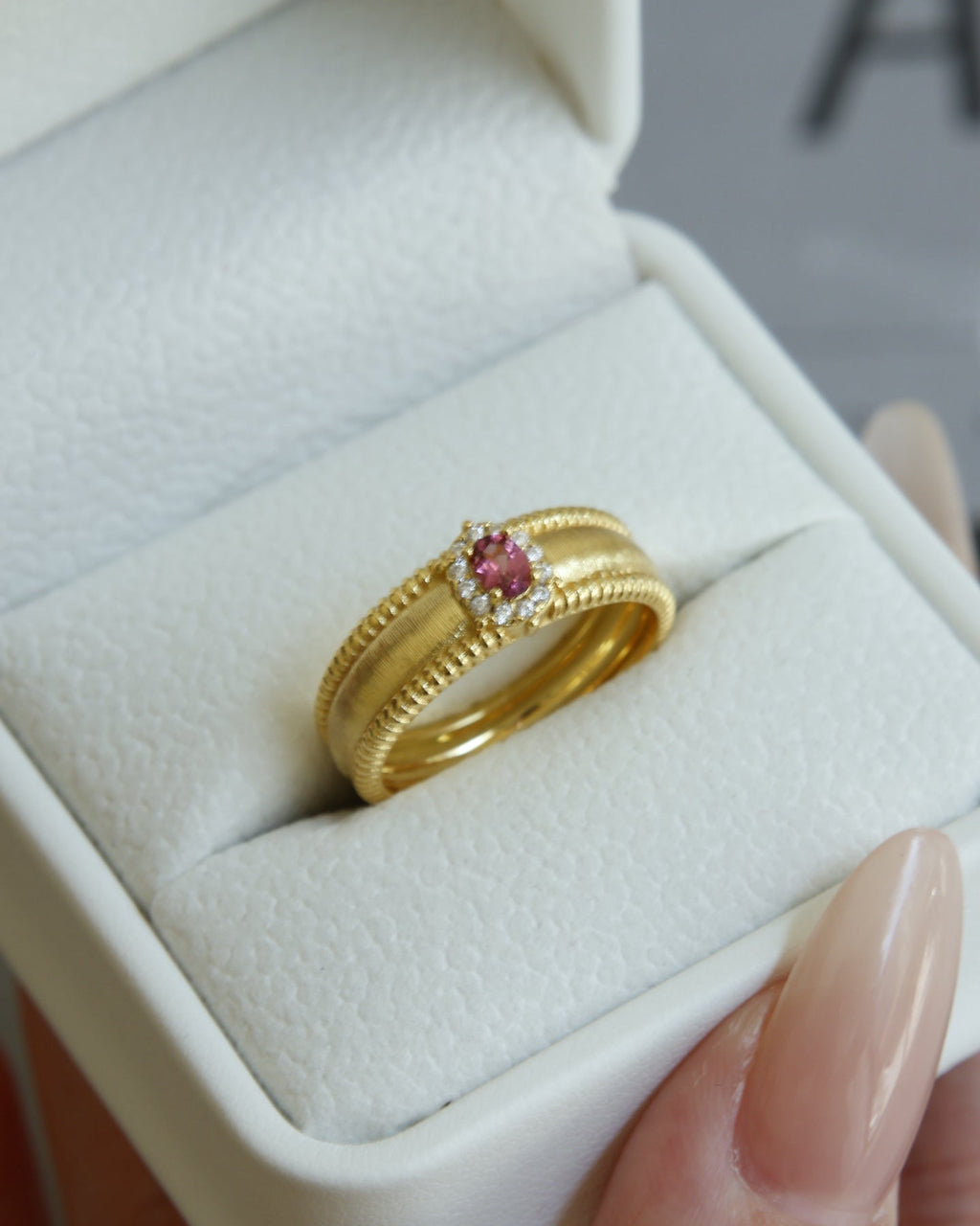 【Violet Haze & Gilded Dawn】Ring