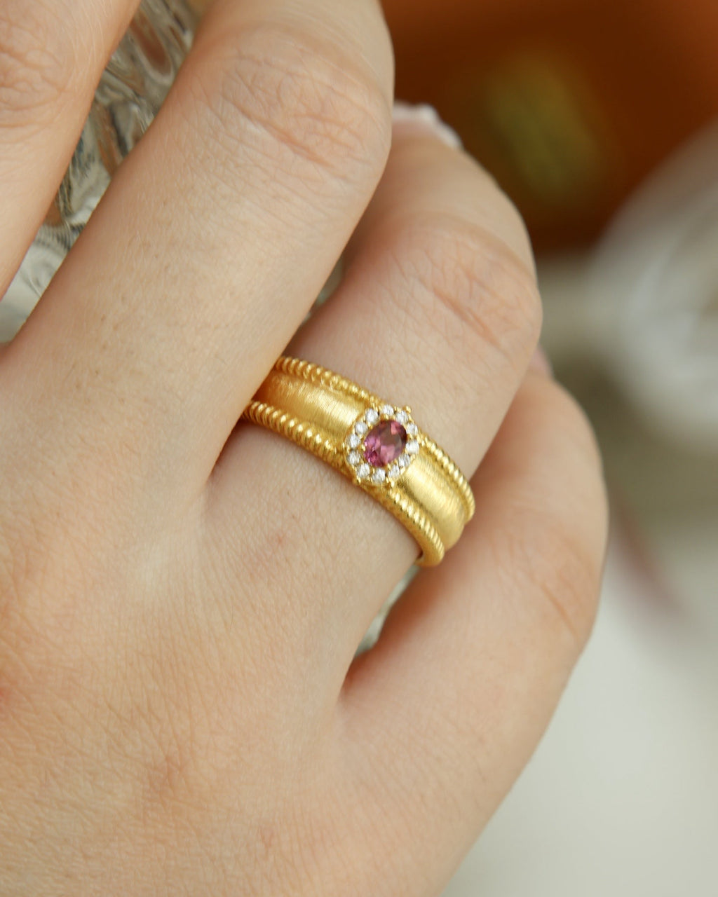 【Violet Haze & Gilded Dawn】Ring