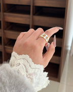 【Golden Dew】 Open Ring