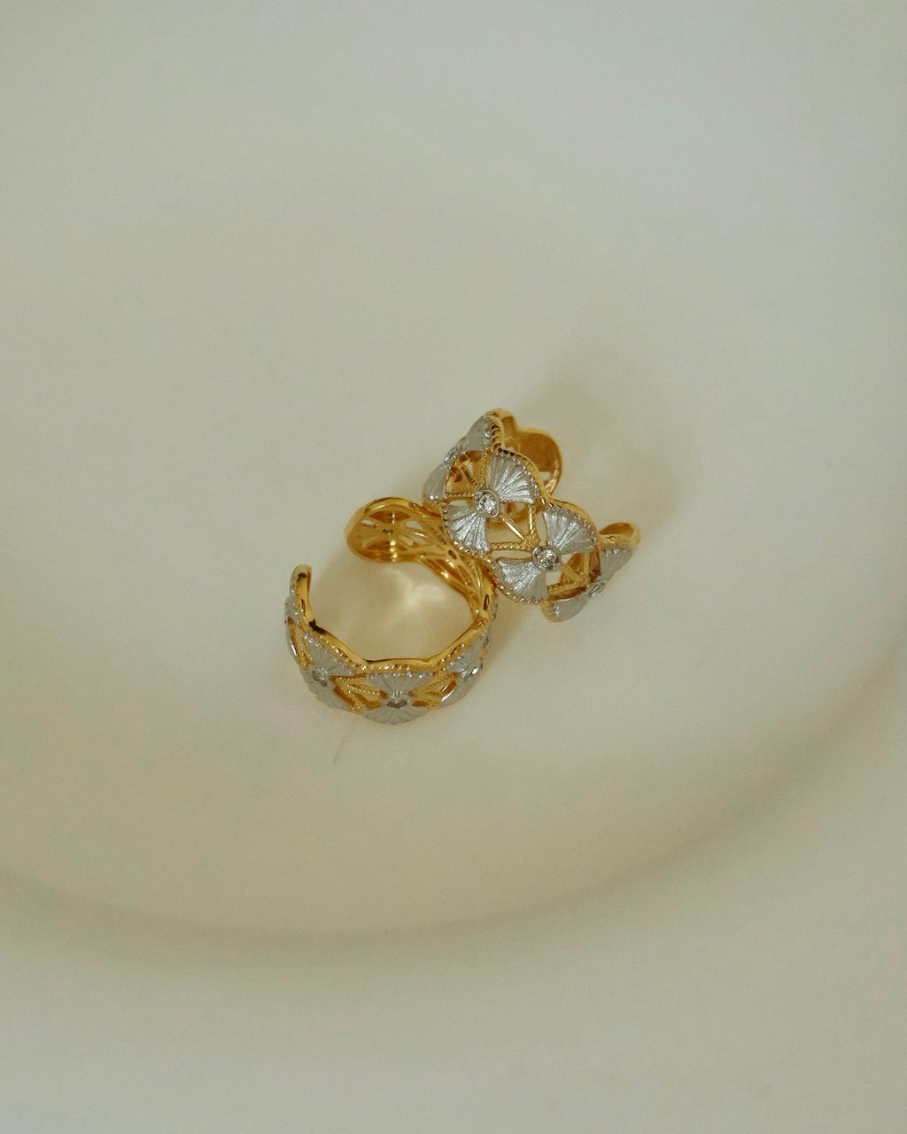 【Golden Dew】 Open Ring