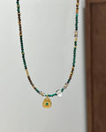 【Gilded Verdant Whispers】 Multi-Gemstone Necklace