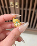 【Dual Fortune】 Gourd Pendant Necklace