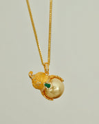 【Dual Fortune】 Gourd Pendant Necklace