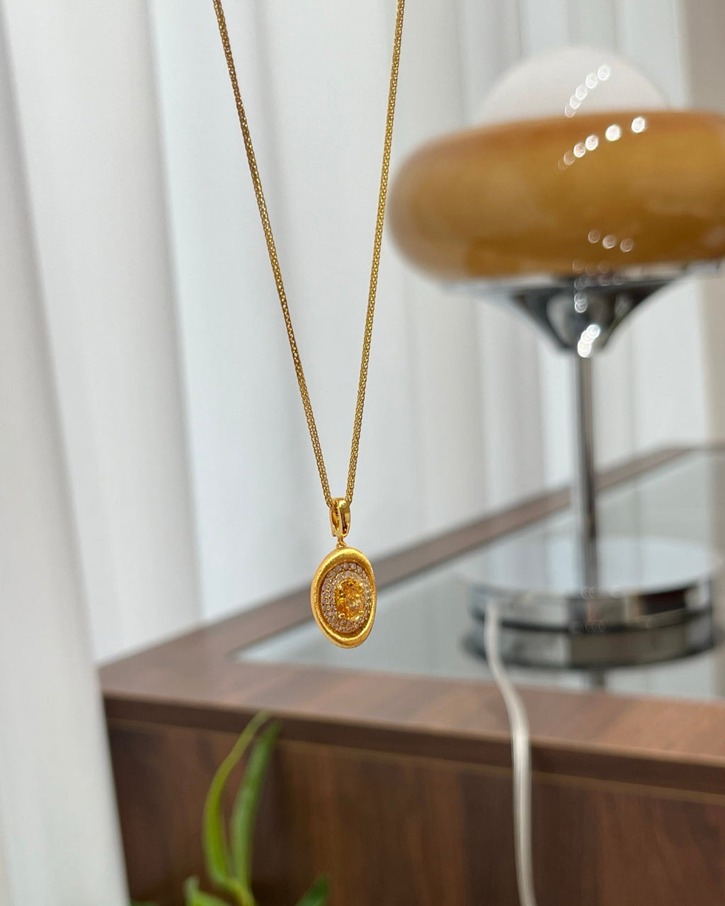 【Fortune‘s Ingot】 Diamond-Cut Ingot Necklace
