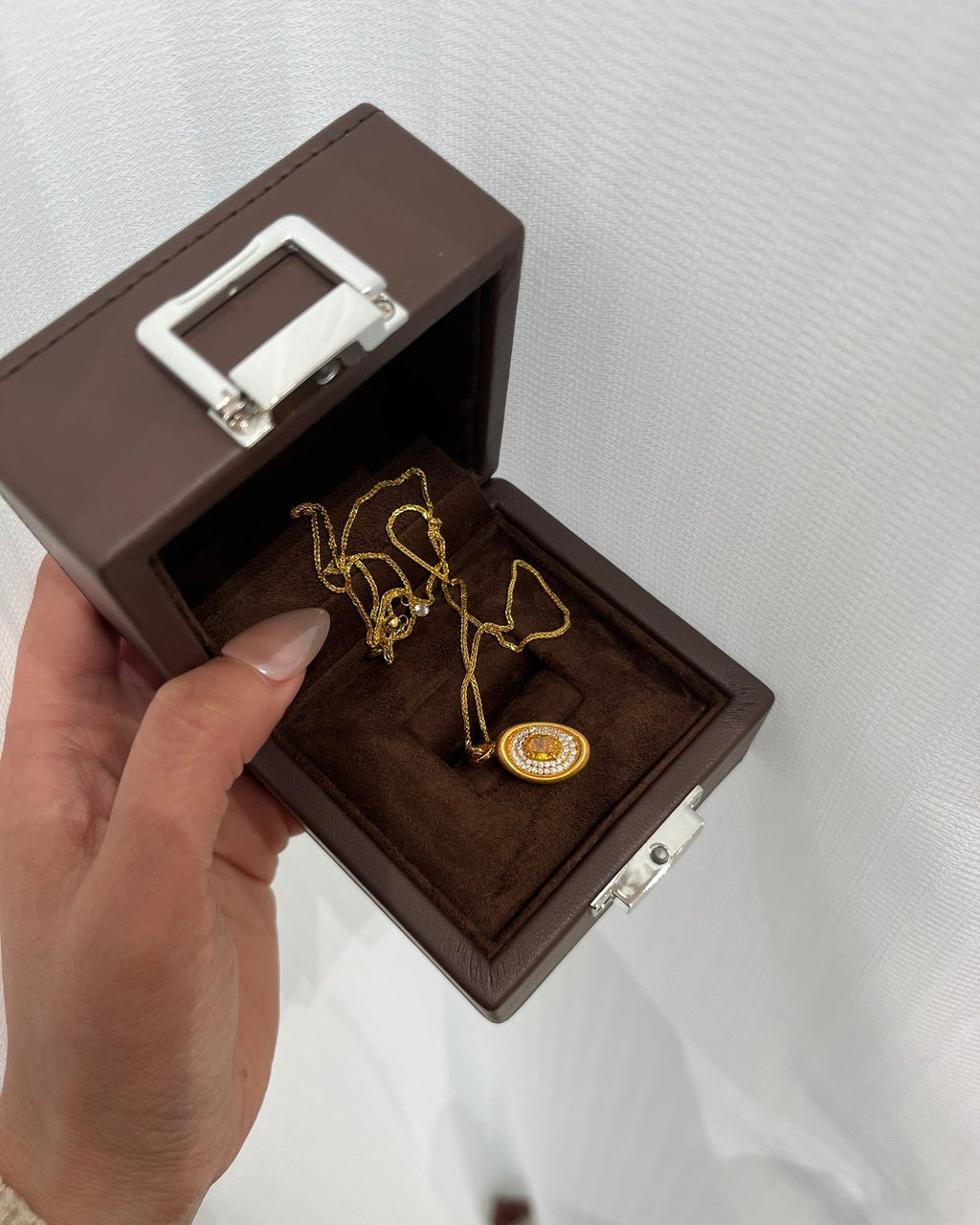 【Fortune‘s Ingot】 Diamond-Cut Ingot Necklace
