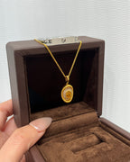 【Fortune‘s Ingot】 Diamond-Cut Ingot Necklace