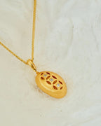 【Fortune‘s Ingot】 Diamond-Cut Ingot Necklace