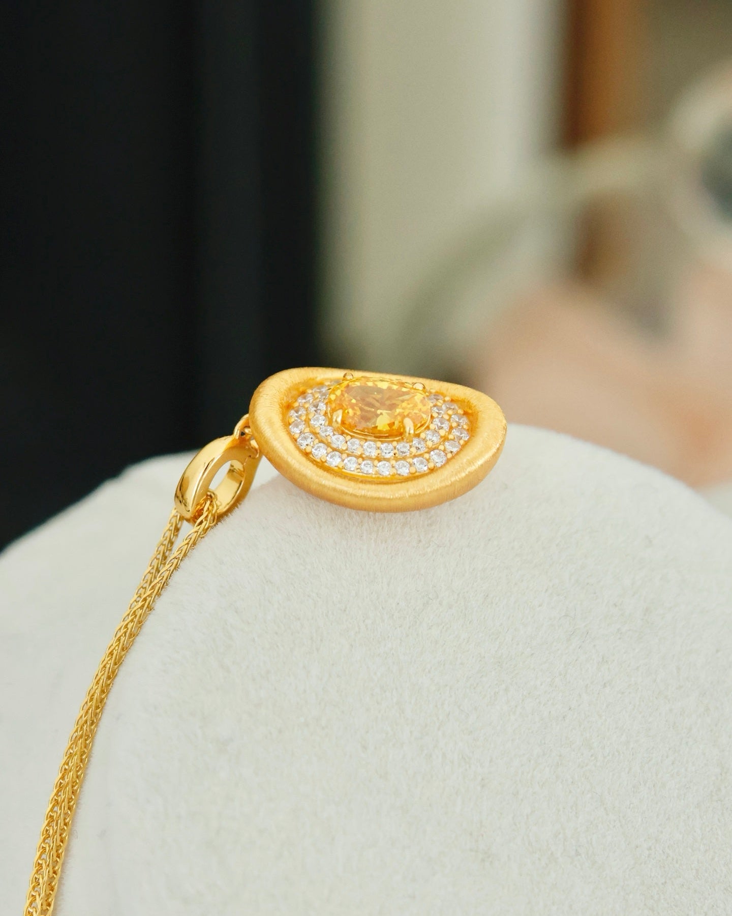 【Fortune‘s Ingot】 Diamond-Cut Ingot Necklace