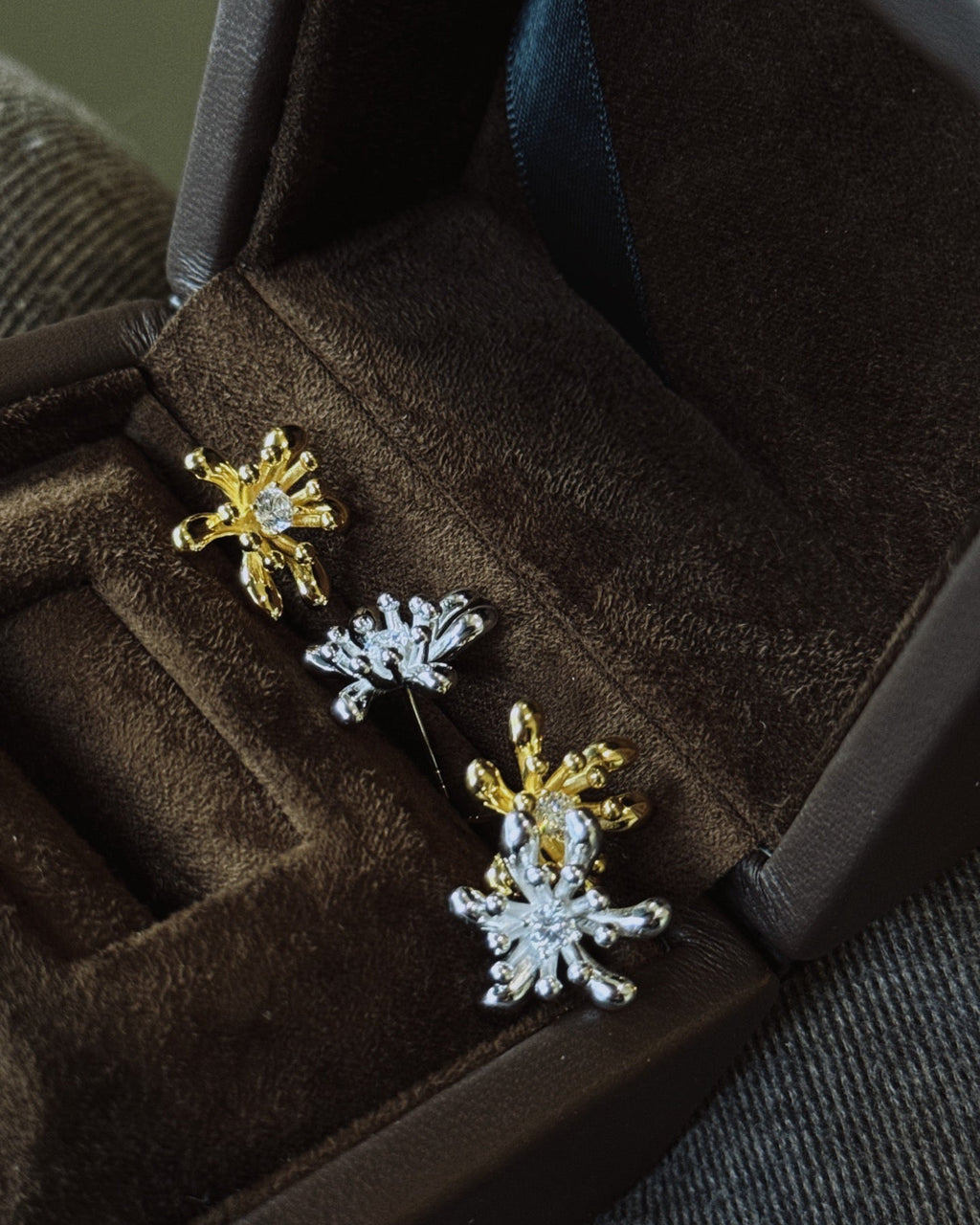 【Starlit Sparks】 Fireworks Stud Earrings