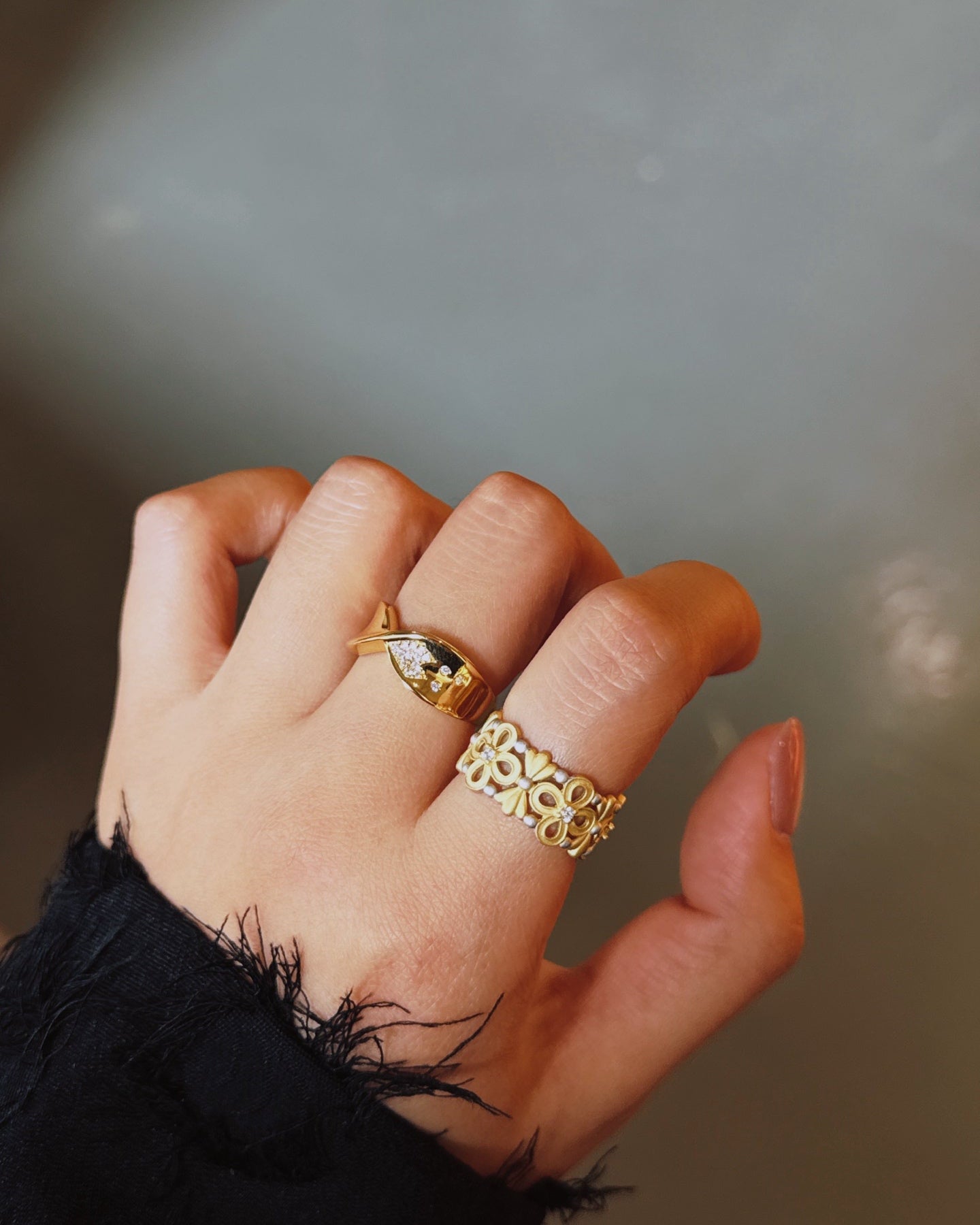 【Heart’s Knot】 Twisted Heart Ring