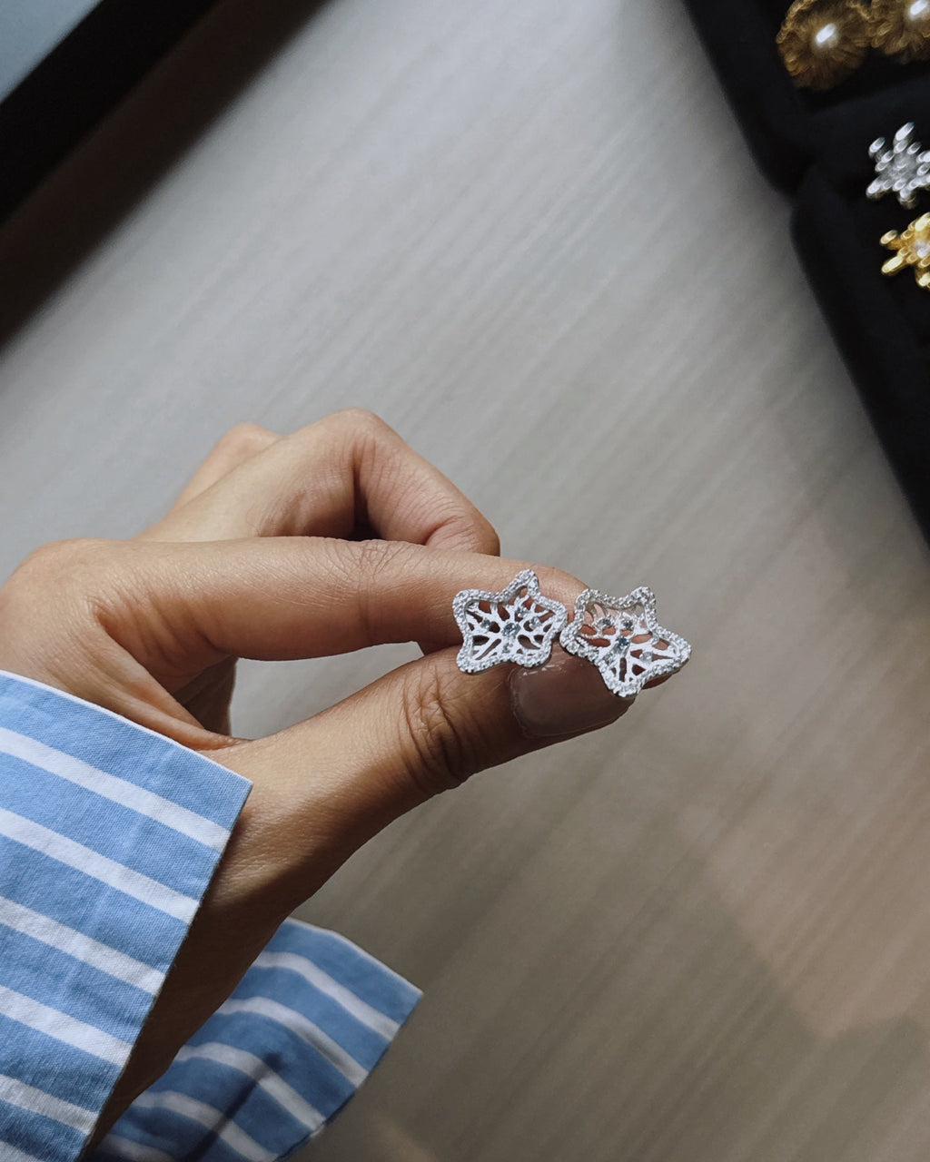 【Sweet Edge】 Star Stud Earrings