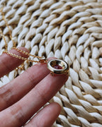 【Gilded Whisper】 Vintage Zirconia Necklace