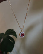 【Gilded Whisper】 Vintage Zirconia Necklace