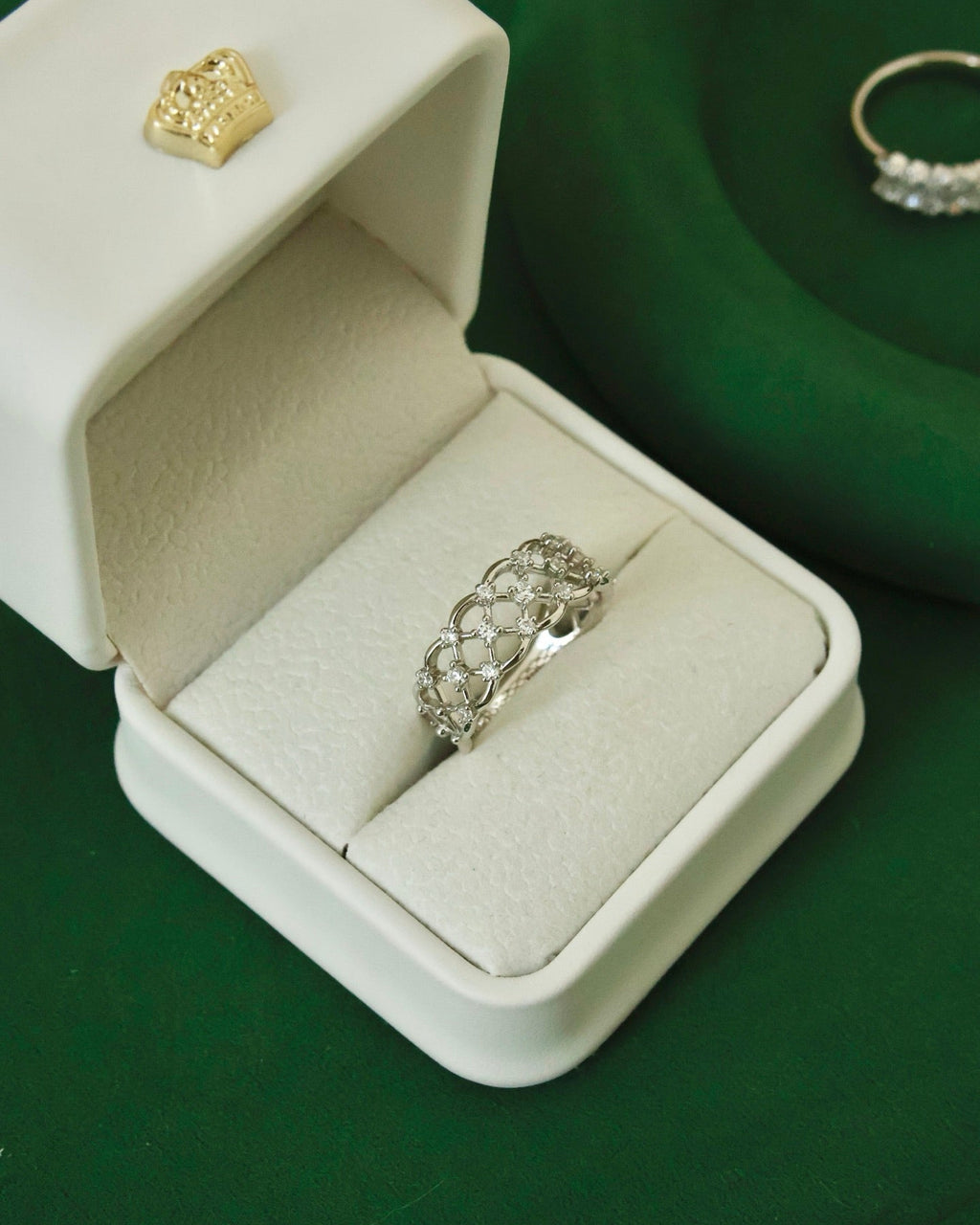 【Interwoven Galaxy】 Star Track Ring