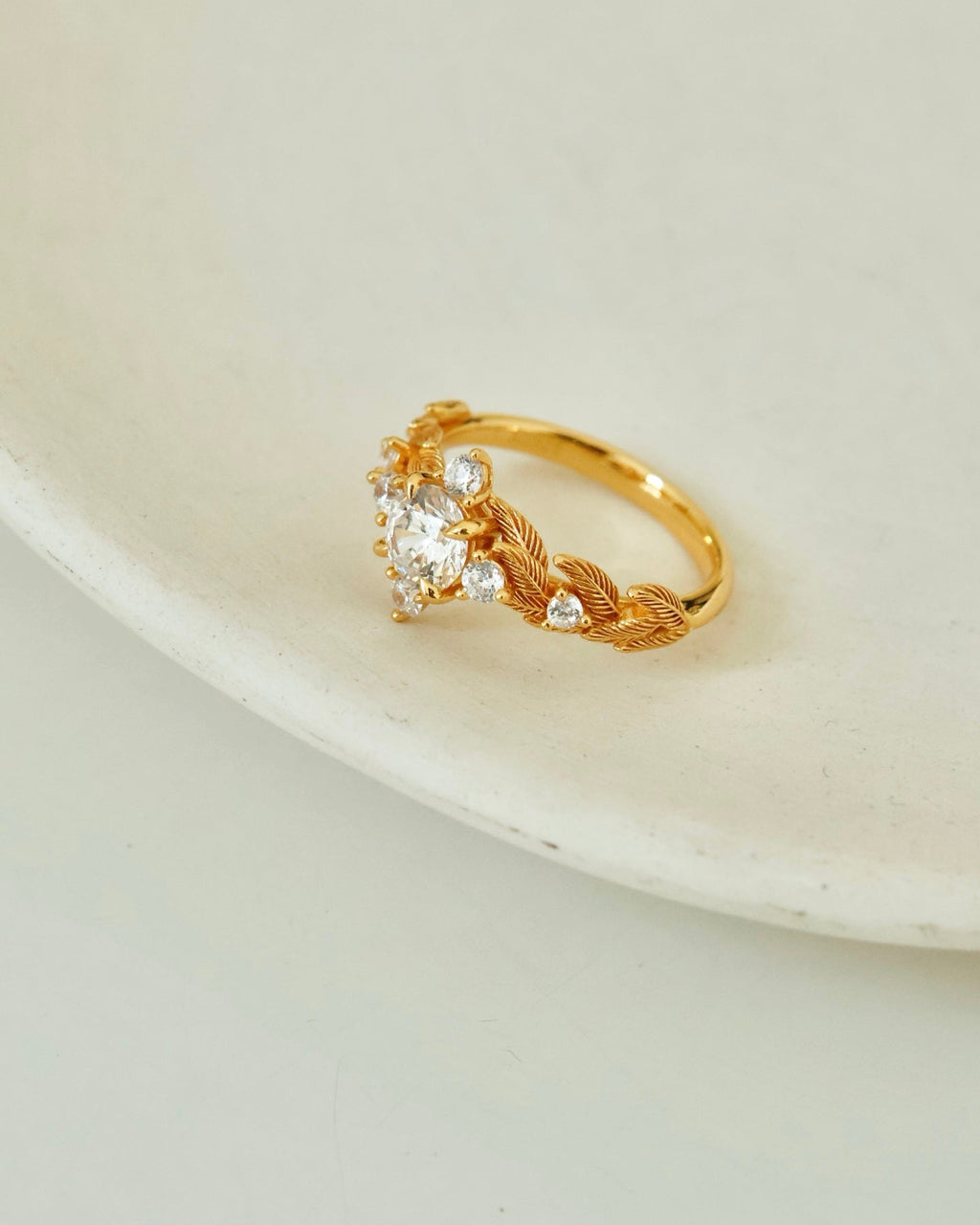 【Trailing Vines】 Leaf & Vine Ring