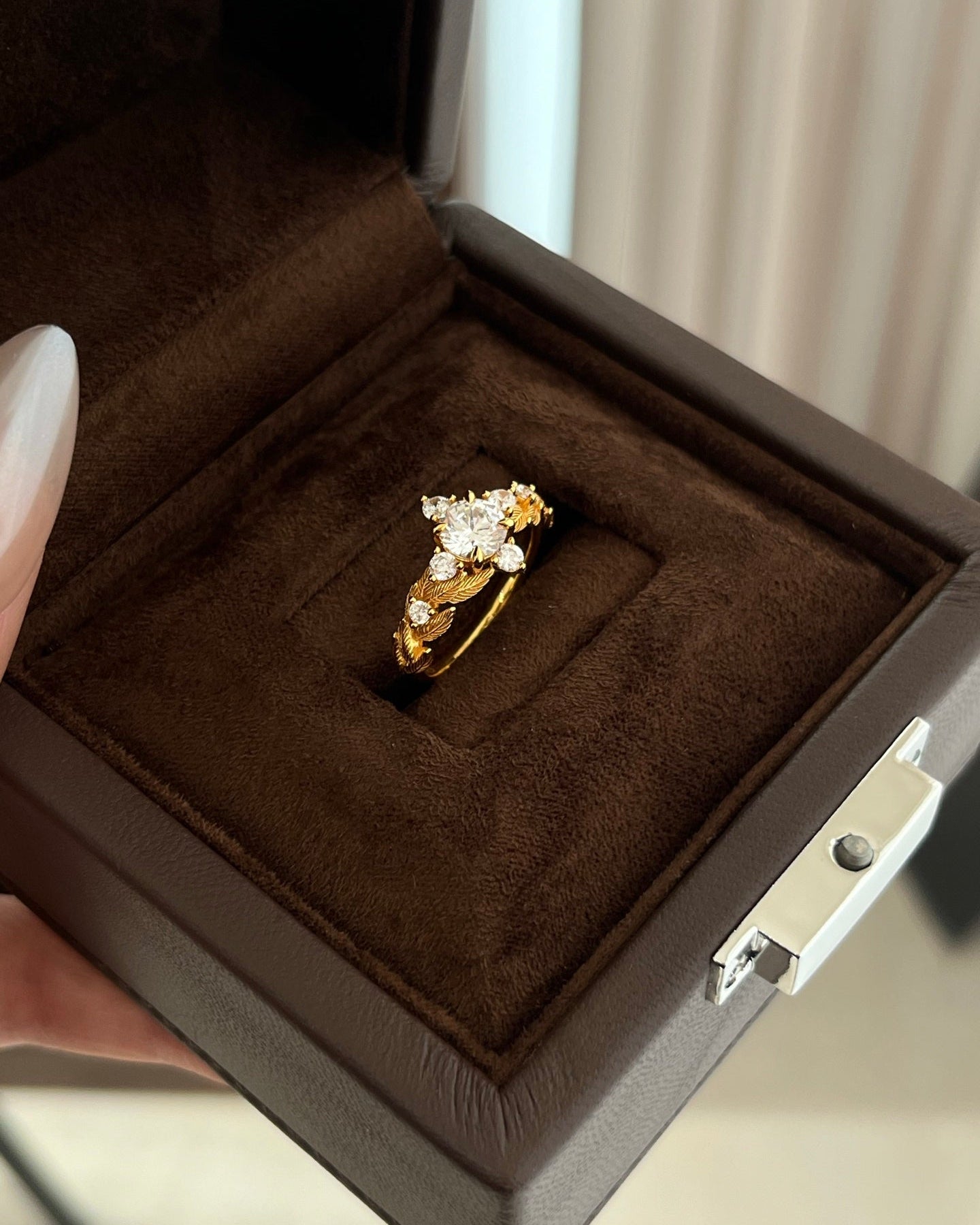 【Trailing Vines】 Leaf & Vine Ring