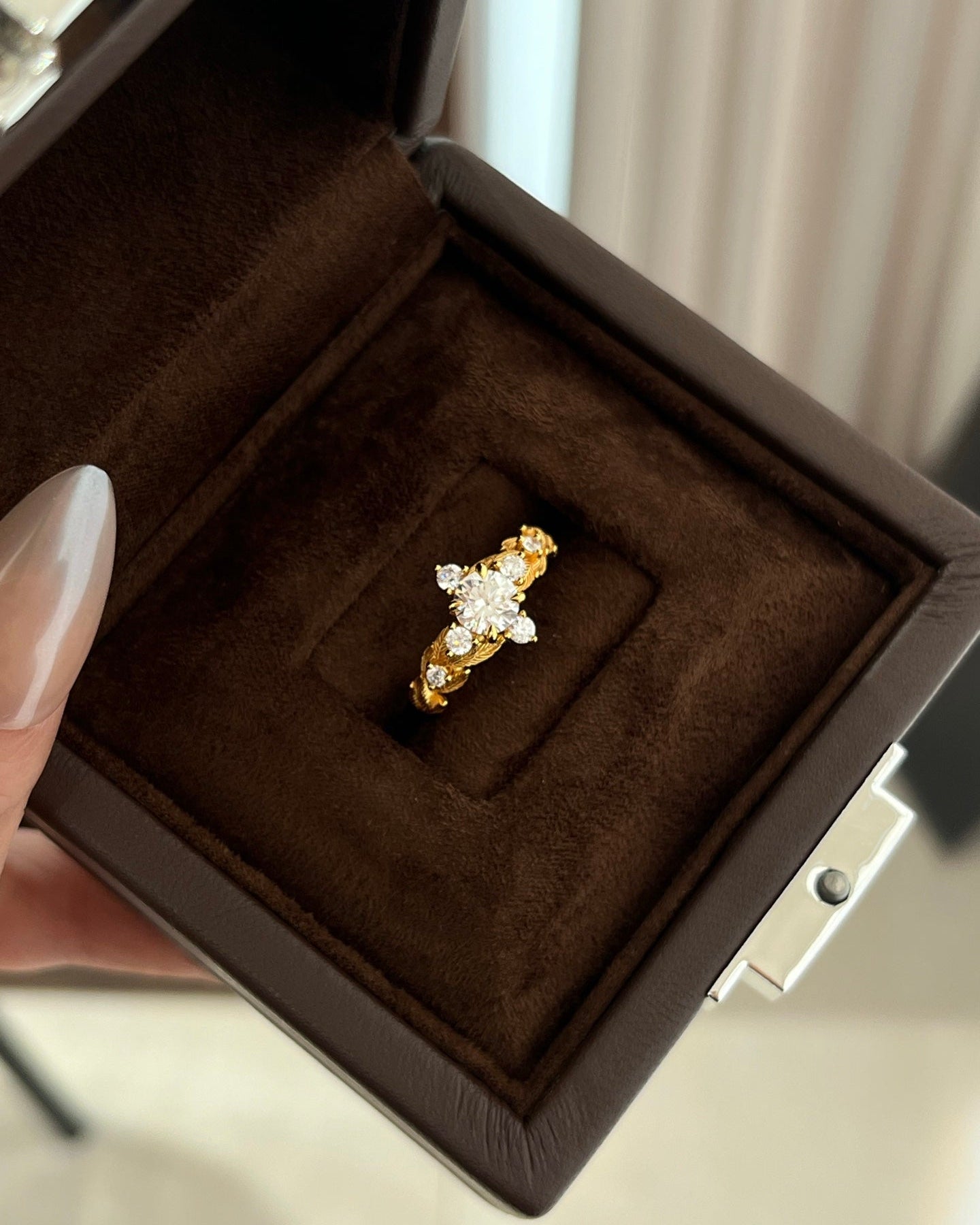 【Trailing Vines】 Leaf & Vine Ring