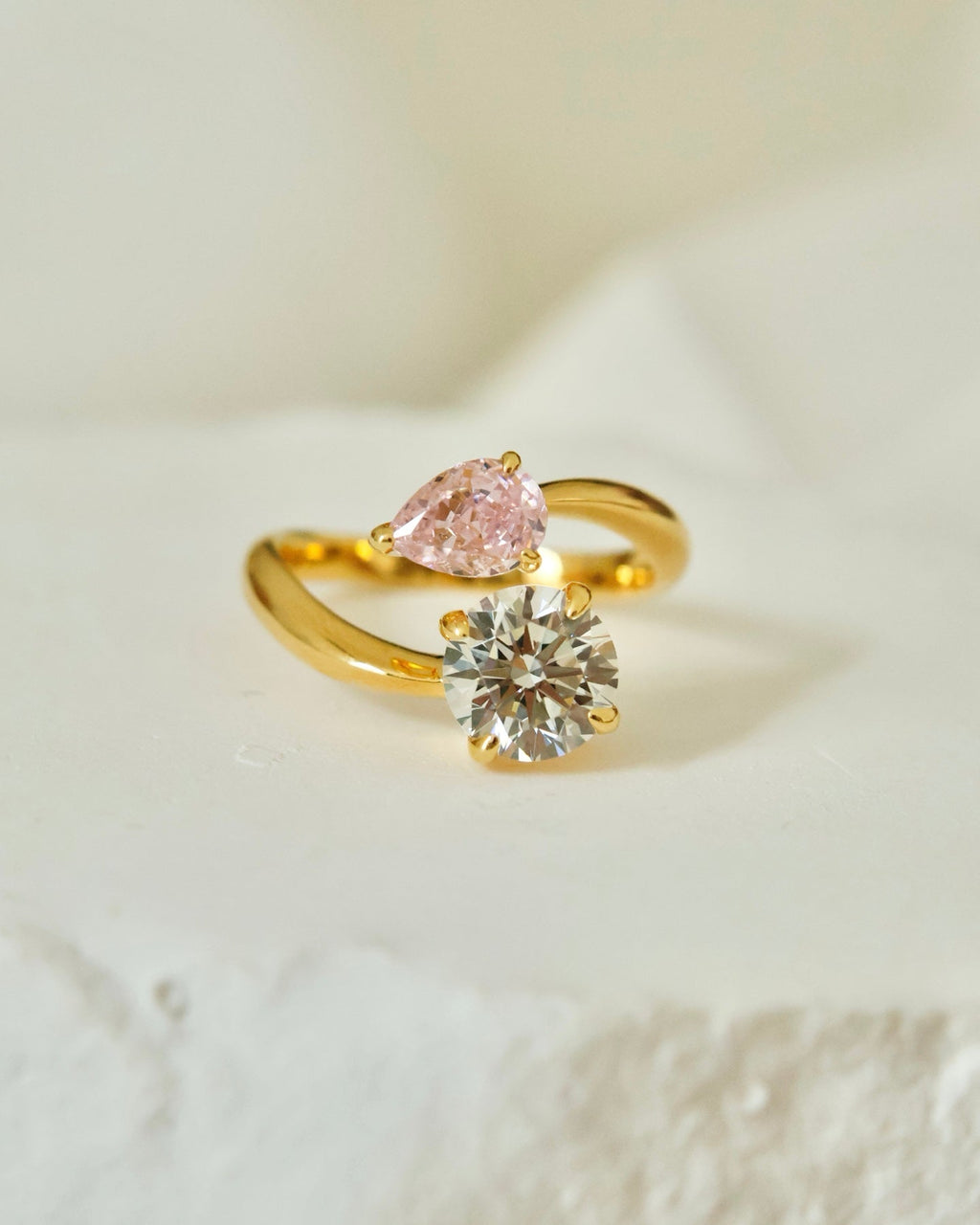 【Half-Sweet】 Open-End Duo Ring