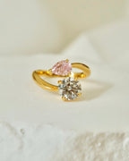 【Half-Sweet】 Open-End Duo Ring