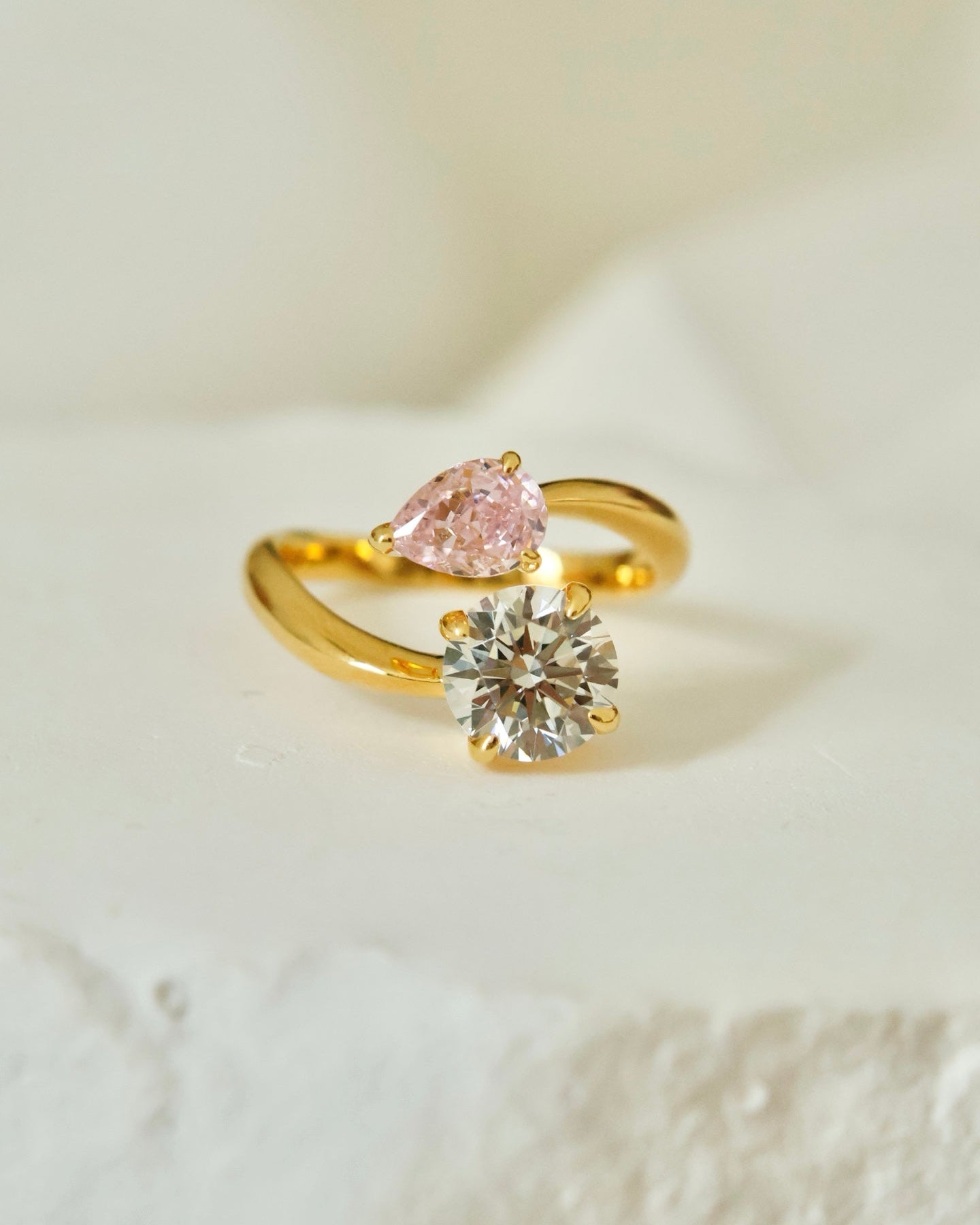 【Half-Sweet】 Open-End Duo Ring