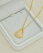 【Golden Spin】 Fortune Pouch Necklace